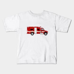 City of Miami Fire Rescue Ambulance Kids T-Shirt